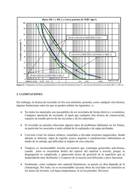 rehabilitación estructural de firmes, mediante técnicas de reciclado