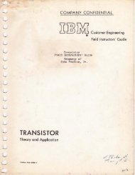 Guide Transistor Theory & Application Form R23-94-84 ... - IBM 1401