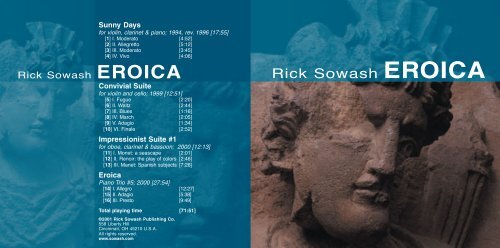 Eroica Booklet.IND - Rick Sowash