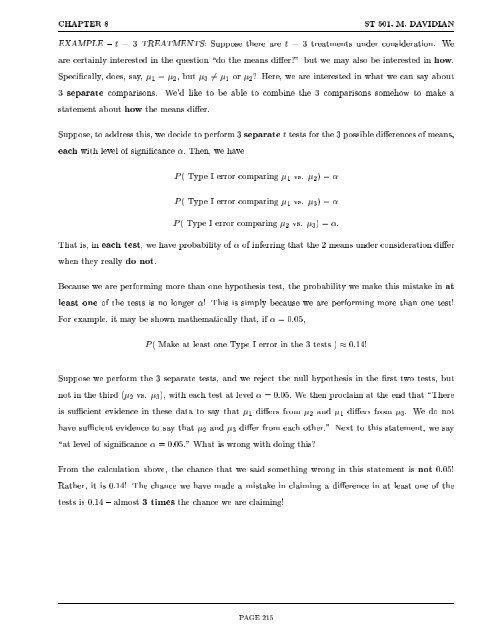 Experimental Statistics for Biological Sciences I - NCSU Statistics ...