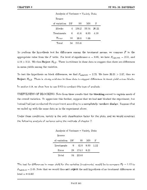 Experimental Statistics for Biological Sciences I - NCSU Statistics ...