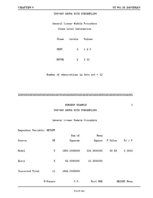 Experimental Statistics for Biological Sciences I - NCSU Statistics ...