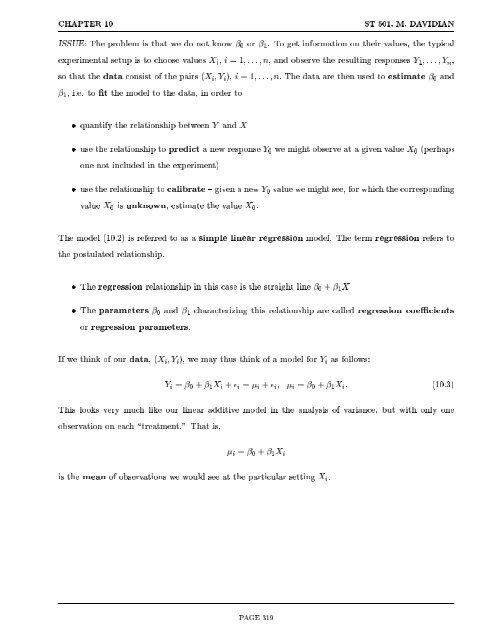 Experimental Statistics for Biological Sciences I - NCSU Statistics ...