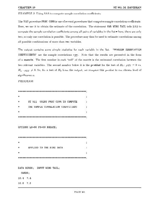 Experimental Statistics for Biological Sciences I - NCSU Statistics ...