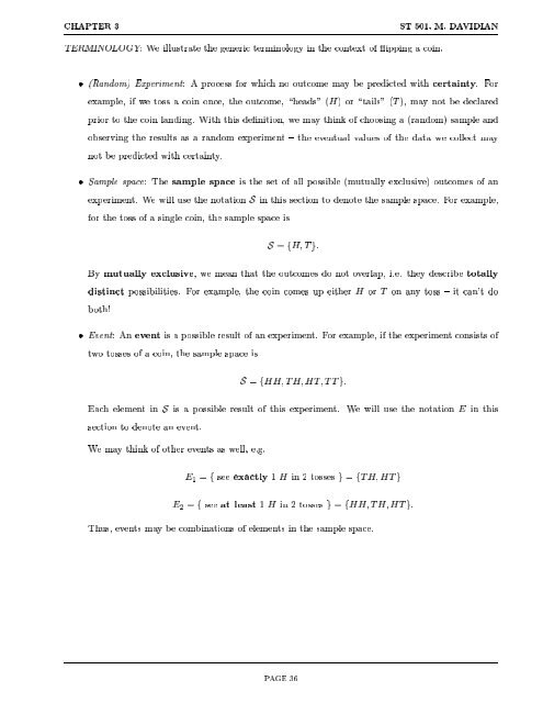 Experimental Statistics for Biological Sciences I - NCSU Statistics ...