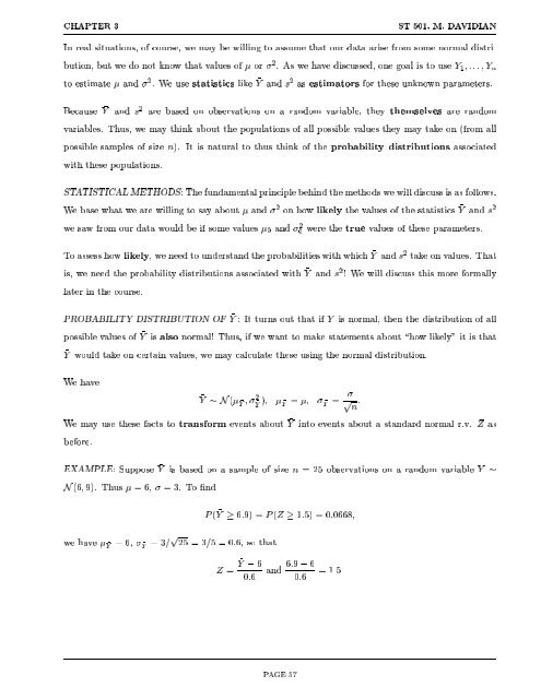 Experimental Statistics for Biological Sciences I - NCSU Statistics ...