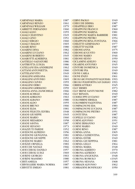 APPENDICE Per concludere la storia dei 100 anni della ... - Legacoop