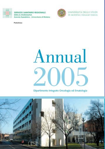 Annual 2005 - Università di Modena e Reggio Emilia