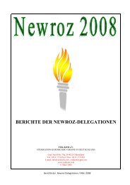 BERICHTE DER NEWROZ-DELEGATIONEN - Nadir.org