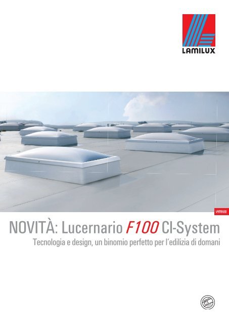 Catalogo Lucernario a cupola F100 - Greenlux