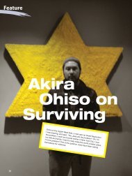 Akira Ohiso on Surviving - Asian Jewish Life
