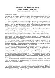 Impianto polivalente Piscina/Palestra - Comune di Firenze
