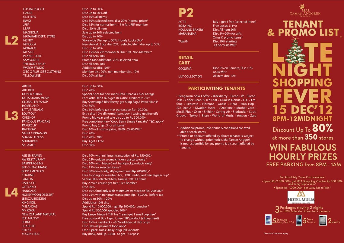 1 Free Magazines From Tamananggrekmallcom