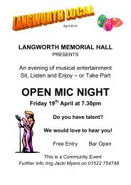 Langworth Local April 2013 - Lincolnshire County Council