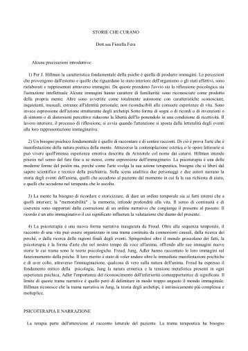 F. Fera: Storie che curano (PDF) - Dialoghi.it