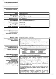 curriculum vitae - Azienda ULSS 8
