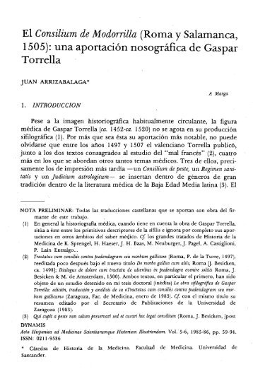 El Consilium de Modorrilla (Roma y Salamanca, - CSIC