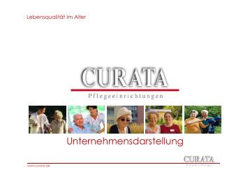 Curata Unternehmensdarstellung, deutsche Fassung