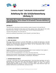 Anleitung für die Schülerbewerbung (Anhang 1) - YFU