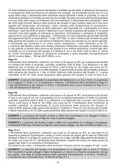 dichiarazione sostitutiva delle condizioni ... - Città di Torino