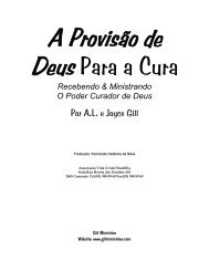 A Provisão de Deus Para a Cura - Gill Ministries