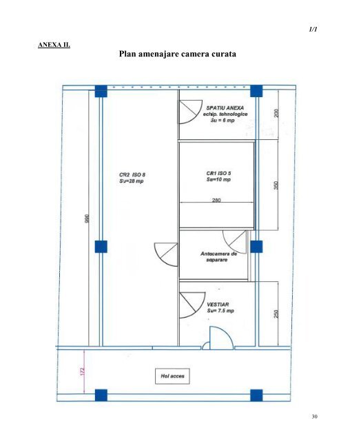 Lucrari de realizare camera curata - ITIM