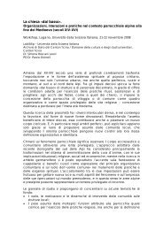 Call for papers - Università della Svizzera italiana