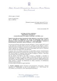 Lettera di invito-offerta - Indire