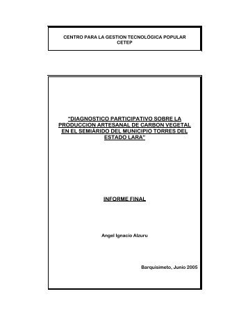 diagnostico participativo sobre la produccion ... - FUNDACITE Lara