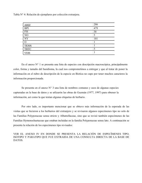 Informe final* del Proyecto H201 Las familias ... - Conabio