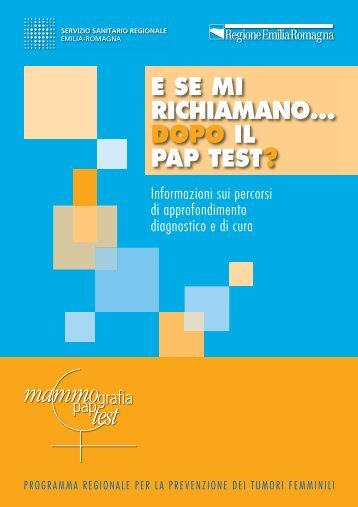 E se mi richiamano ...... dopo il pap-test? - Saluter