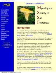 Mycological Society of San Francisco - PS-Survival.com