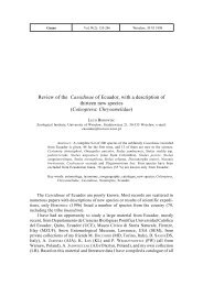 Review of the Cassidinae of Ecuador, with a description of thirteen ...