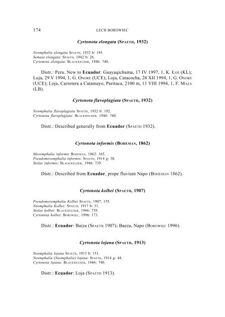 Review of the Cassidinae of Ecuador, with a description of thirteen ...
