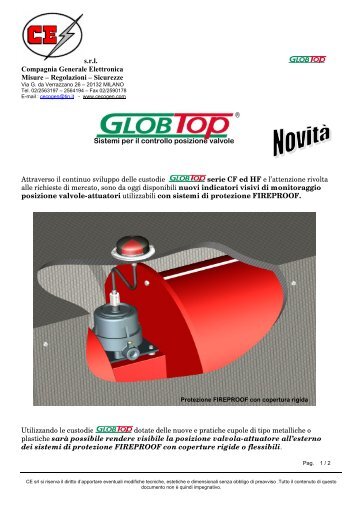 globtop cupola estesa - CE Compagnia Generale Elettronica Misure…