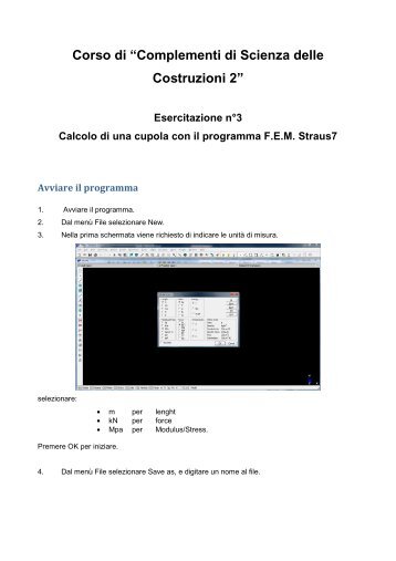 Corso di “Complementi di Scienza delle Costruzioni 2” - I blog di Unica