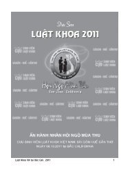 Đặc San Luật khoa 2011 - Văn Thơ Lạc Việt