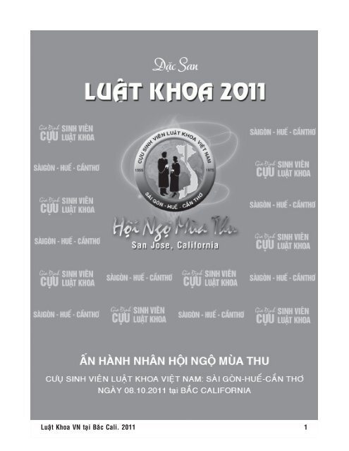 Đặc San Luật khoa 2011 - Văn Thơ Lạc Việt