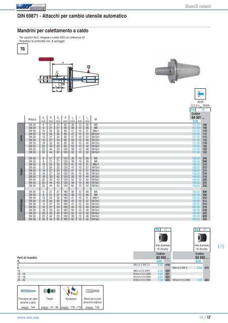 Catalogo WNT 2010 - Utensili rotanti