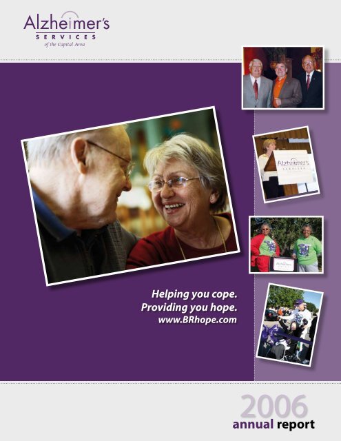 Annual Report 2006 - Alzheimer's Services of the Capital Area