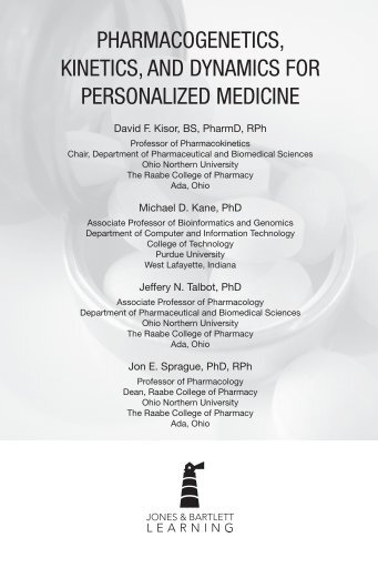 Pharmacogenetics, Kinetics, and dynamics for Personalized medicine