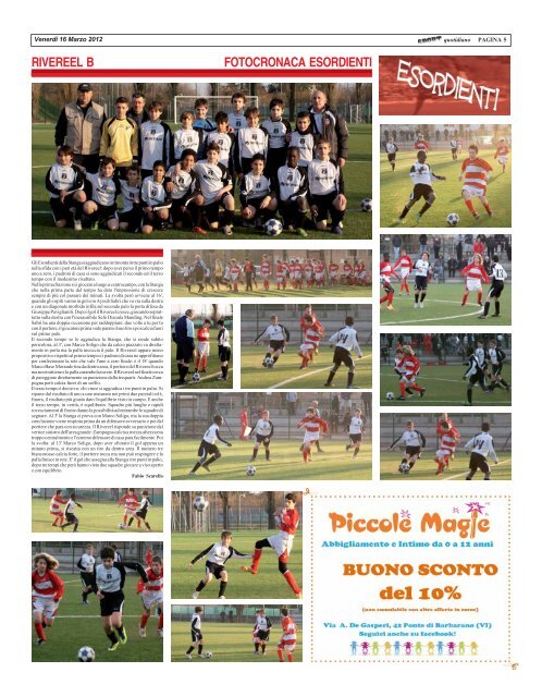 10 marzo 2012 - STANGA - SPORTquotidiano