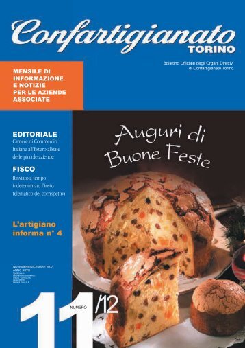 Scarica il mensile in formato pdf - Confartigianato Torino