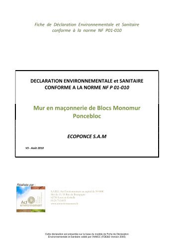 FDES Calcia-Ecoponce V3-aout2010 - Poncebloc