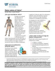 Datos sobre el Calcio - EDIS