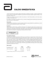 CALCIO IONIZZATO/ICA - Abbott Point of Care.com