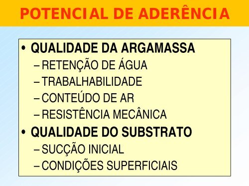 Retenção de água - USP