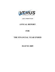 annual report for the financial year ended 30 june 2009 - Company ...