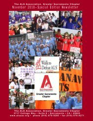 November 2010—Special Edition Newsletter - The ALS Association ...