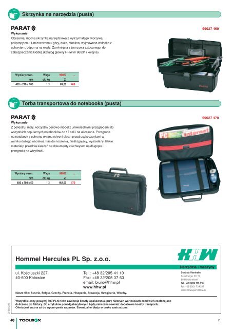 Toolbox 01/07 PL_1.aus_P4 - HHW Hommel Hercules PL